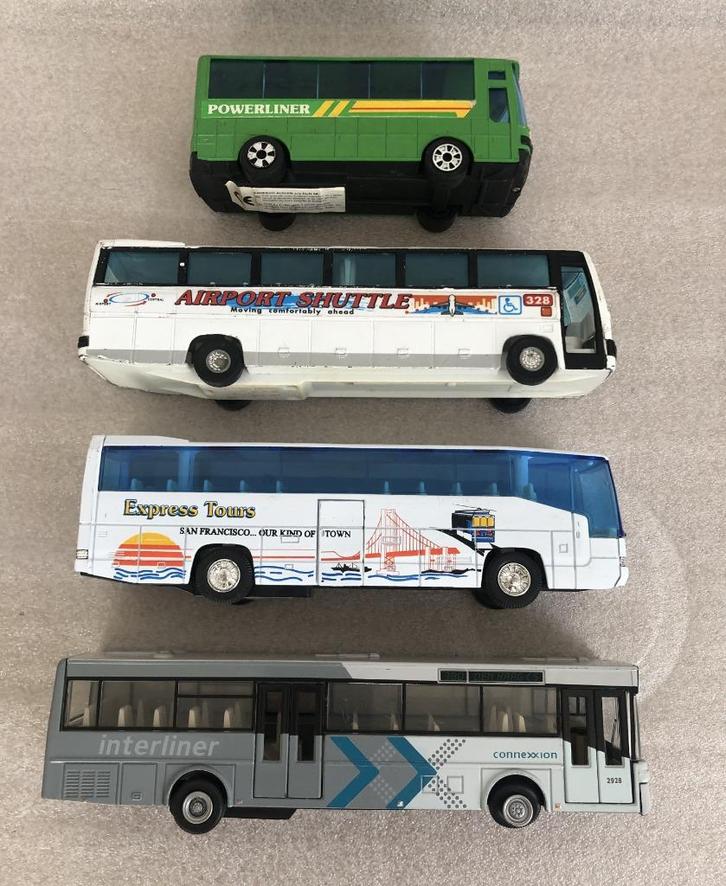 Vintage Bus Autobus Bussen 12 cm / 18 cm, Hobby en Vrije tijd, Modelauto's | Overige schalen, Gebruikt, Bus of Vrachtwagen, Ophalen of Verzenden