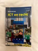 Inleiding ICT en recht (9789013153668), Gelezen, Verzenden, HBO, Wolters Kluwer