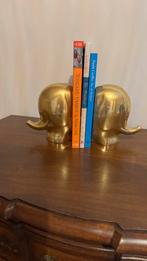 Messing boekensteunen, Huis en Inrichting, Woonaccessoires | Wandplanken en Boekenplanken, Ophalen of Verzenden, Gebruikt