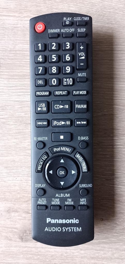 Panasonic n2qayb000429 afstandsbediening origineel, Audio, Tv en Foto, Afstandsbedieningen, Gebruikt, Origineel, Receiver of Versterker