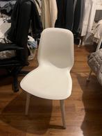 Witte eetkamer stoel van de IKEA, Huis en Inrichting, Stoelen, Ophalen, Kunststof, Wit, Zo goed als nieuw