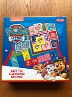 *NIEUW* Paw Patrol 3-1 spel met memory, domino, lotto, Een of twee spelers, Ophalen of Verzenden, Nieuw