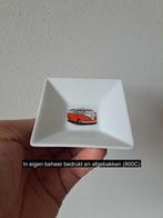Amuse schaaltje met rode Volkswagen bus 8x8x2.5cm, Ophalen of Verzenden