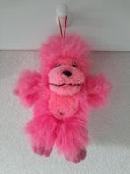 Fluor Roze Knalroze Gorilla Aapje Knuffel met Ophanglusje, Ophalen of Verzenden, Gebruikt, Overige typen