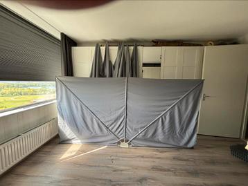 1x terrasscherm zonnescherm inklapbaar grijs H150 x B 300 beschikbaar voor biedingen