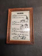 Vintage Vader Lijst - Uniek Decoratiestuk, Minder dan 50 cm, Gebruikt, Onbekend, Ophalen of Verzenden