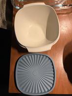 Tupperware 2 schalen met zonnedeksel, Ophalen of Verzenden, Zo goed als nieuw, Blauw, Schaal