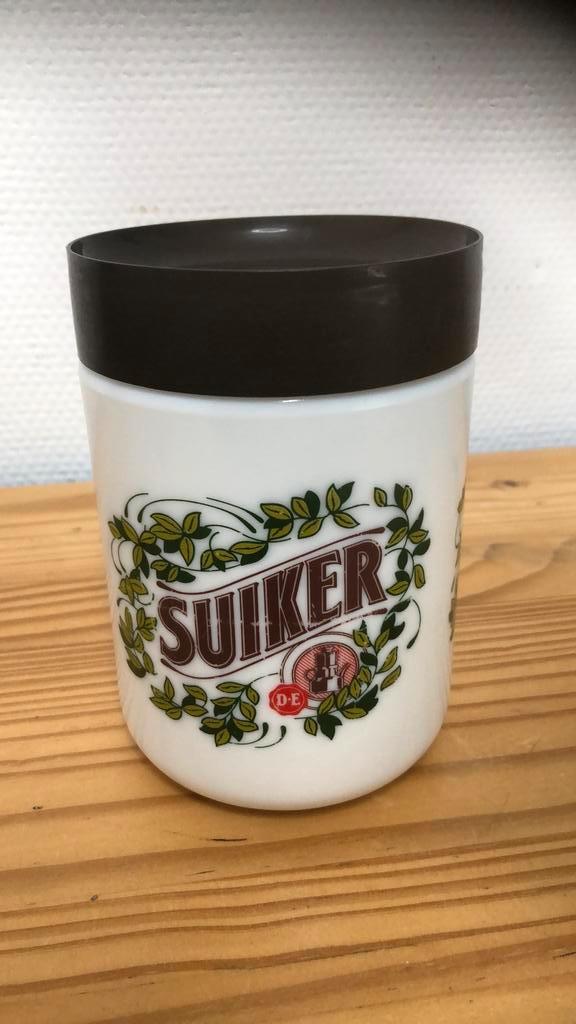 Vintage Douwe Egberts Suikerpot jaren 70, Huis en Inrichting, Keuken | Keukenbenodigdheden, Gebruikt, Ophalen of Verzenden