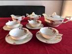 Art deco thee/koffie servies, Tjechoslowakije, 11 delig., Antiek en Kunst, Antiek | Servies compleet, Ophalen