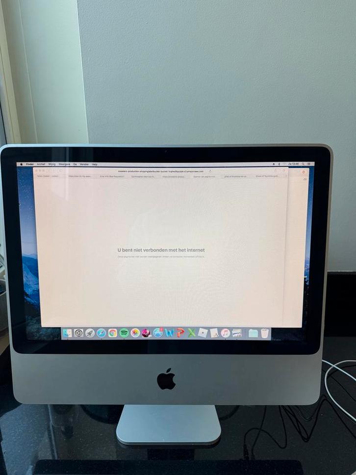 iMac 20-inch Early 2008 - Goed Werkend, Computers en Software, Apple Desktops, Gebruikt, iMac, HDD, 2 tot 3 Ghz, 4 GB, Ophalen