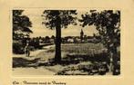 Ede - Panorama vanaf de Paasberg - fietser - 1949 gelopen, Ophalen of Verzenden, 1940 tot 1960, Gelopen, Gelderland