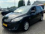 Mazda 5 2.0 Benzine 2010 Zwart 7-Persoons Trekhaak Facelift, Auto's, Mazda, 1998 cc, 4 cilinders, 150 pk, 7 stoelen