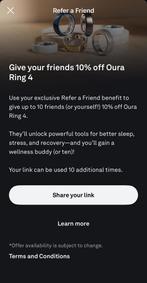 10% kortingscode oura ring, Tickets en Kaartjes, Kortingen en Cadeaubonnen, Eén persoon, Kortingsbon