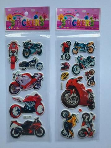 2 stickervellen - stoere motoren beschikbaar voor biedingen
