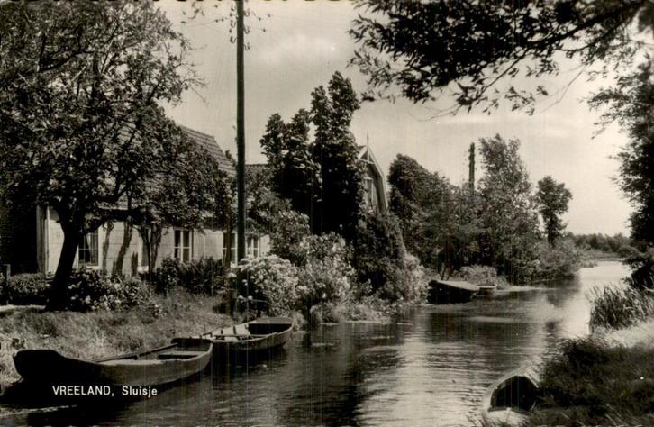 Vreeland- sluisje, Verzamelen, Ansichtkaarten | Nederland, Gelopen, Utrecht, Voor 1920, Ophalen of Verzenden