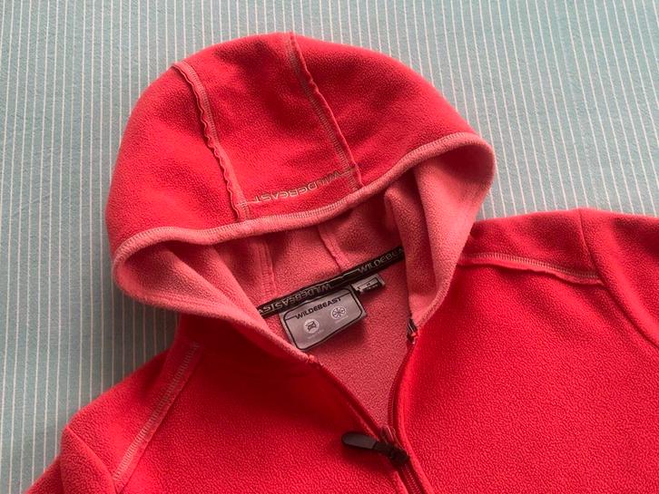 Roze Wildebeast Fleece Hoodie - Maat M, Kleding | Dames, Truien en Vesten, Gedragen, Maat 38/40 (M), Roze, Ophalen of Verzenden