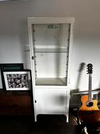 Apothekers kast staal vintage, Metaal, Apothekerskast, ziekenhuis kast, 150 tot 200 cm, 25 tot 50 cm