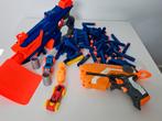 Nerf Blaster Set - Elite & Nitro - Veel Pijltjes & Auto's, Ophalen, Zo goed als nieuw, Jongen of Meisje