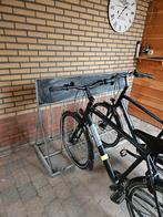 Fietsenrek staal met krijtbord., Ophalen, Gebruikt