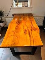 Eiken eettafel, Huis en Inrichting, Tafels | Eettafels, Ophalen, Rechthoekig, 200 cm of meer, 50 tot 100 cm