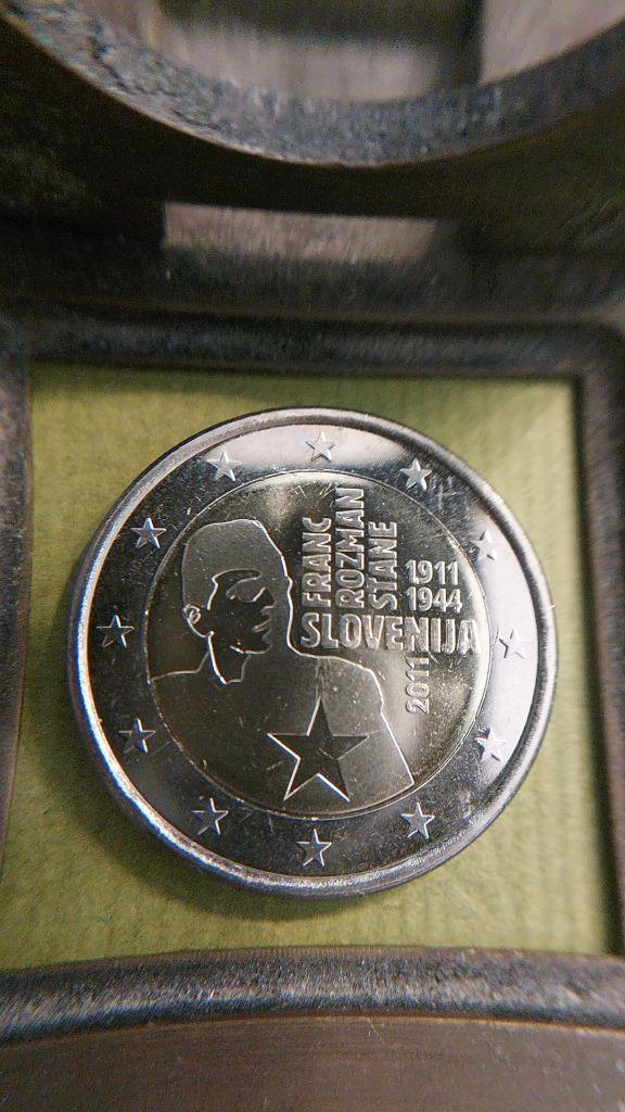 Slovenië. 2 euro 2011. Franc Rozman, Postzegels en Munten, Munten | Europa | Euromunten, Losse munt, 2 euro, Slovenië, Ophalen of Verzenden