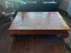 Opium teakhouten salontafel, Huis en Inrichting, Ophalen, Gebruikt, 100 tot 150 cm, Teakhout