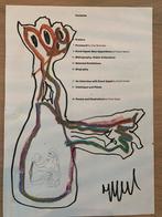 Karel Appel tekening, Antiek en Kunst, Ophalen of Verzenden