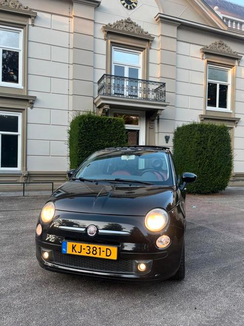 Fiat 500 1.4 16V POP Aut airco, Auto's, Fiat, Particulier, Benzine, C, Hatchback, Automaat, Geïmporteerd, Zwart, Voorwielaandrijving