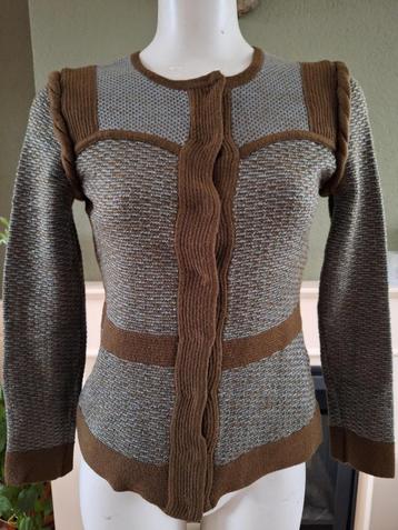 Kami organic collection groen grijs blazer vest S 36 zgan beschikbaar voor biedingen