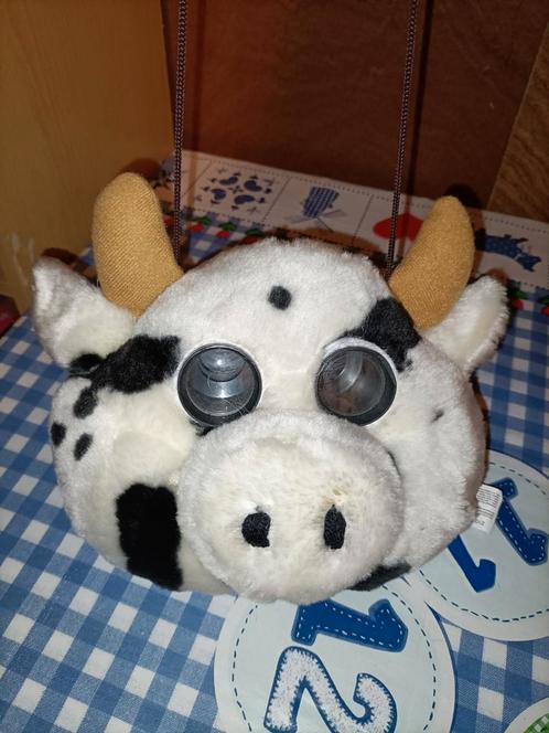 Koe masker met verrekijker, Kinderen en Baby's, Speelgoed | Knuffels en Pluche, Koe, Ophalen of Verzenden
