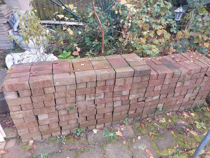 Gebakken klinkers dik formaat 460 stuks, ca 7m2 (20,5x8x10), Tuin en Terras, Tegels en Klinkers, Nieuw, Klinkers, Ophalen of Verzenden