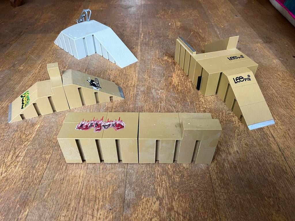 Leuke Fingerboard Skatepark Set, Ophalen of Verzenden, Gebruikt, Jongen of Meisje