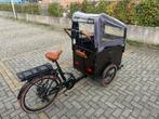 Vogue Troy Bakfiets Luxe Lederen Acc. GPS, 4 kinderen of meer, Zo goed als nieuw, Opvouwbaar, Ophalen