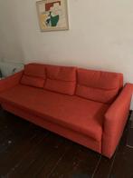 Ikea Slaapbank - Steenrood, Gebruikt, Tweepersoons, Ophalen of Verzenden, Overige maten
