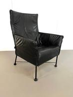 Vintage Charly fauteuil,Gerard van den Berg, Montis ca 1980, Ophalen, Gebruikt, Minder dan 75 cm, Leer