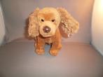 nicotoy Simba hond spaniël bruin velours met gekrulde oren, Kinderen en Baby's, Speelgoed | Knuffels en Pluche, Ophalen of Verzenden