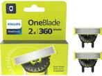 Philips OneBlade 360 Vervangmesjes - 2 stuks - QP420/50, Scheren en Epileren, Philips, Nieuw, Ophalen of Verzenden