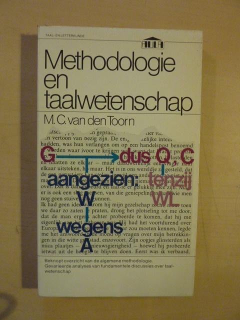 M. C. van den Toorn - Methodologie en taalwetenschap, Ophalen of Verzenden, Zo goed als nieuw