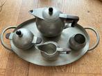 Koffieservies amsterdamse haagse school art deco banka tin, Antiek en Kunst, Antiek | Tin, Ophalen of Verzenden