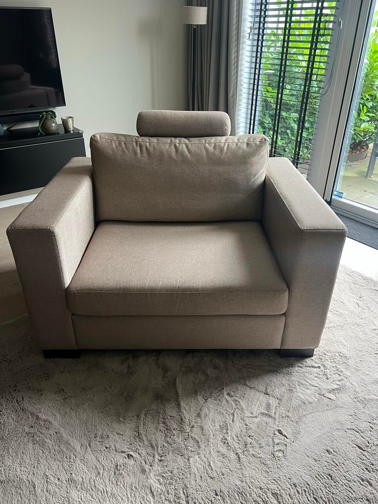 Luxe Loveseat - Handgemaakt in Holland, Ophalen of Verzenden, Zo goed als nieuw, Stof, 75 tot 100 cm