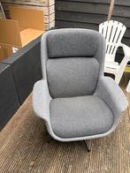 IKEA Aleby Stoel + Voetenbank, Ophalen, Gebruikt, Stof, 75 tot 100 cm