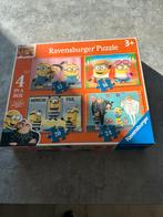 Ravensburger Minions Puzzels - 4 in 1, Ophalen, 10 tot 50 stukjes, Zo goed als nieuw, 2 tot 4 jaar