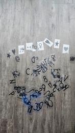 Letters en symbolen voor letterbak met licht, Ophalen of Verzenden, Zo goed als nieuw, Meerdere plaatjes