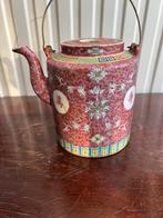 Chinese familie rose theepot, Ophalen of Verzenden