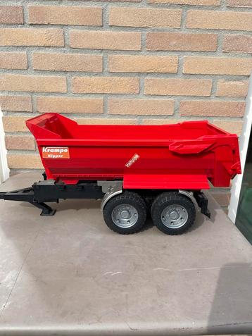 Bruder krampe kipper hele grote keep aanhanger beschikbaar voor biedingen