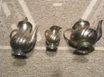 theepot verzilverd 2 stuks + kan, Huis en Inrichting, Ophalen of Verzenden, Overige materialen, Overige stijlen, Overige typen