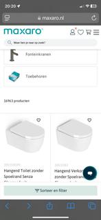 wc brillen Senza 3x nieuw wit, soft close, Overige typen, Nieuw, Minder dan 100 cm, 25 tot 50 cm