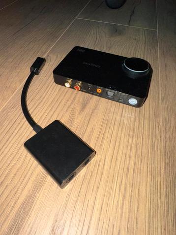 Creative sb1090 externe optische geluidskaart beschikbaar voor biedingen