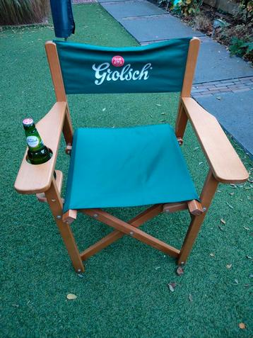 Grolsch Regisseursstoel met Bekerhouder beschikbaar voor biedingen
