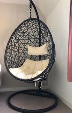 Zeer fraai hangstoel Swing, zwart, als nieuw, Ophalen of Verzenden, Zo goed als nieuw, Zwart, Eén